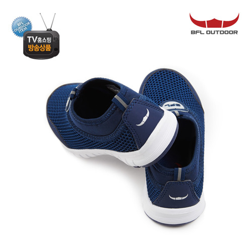 BFL 아동 아쿠아 슈즈 에어리버 (네이비)/물놀이 비치 여행용 신발