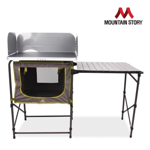 MS 에코 키친테이블 세트/휴대용 접이식 캠핑테이블