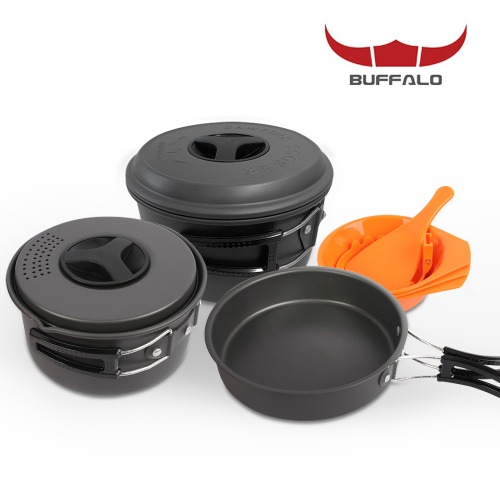 버팔로 코펠 경질 3-4인용/식기세트 캠핑용품